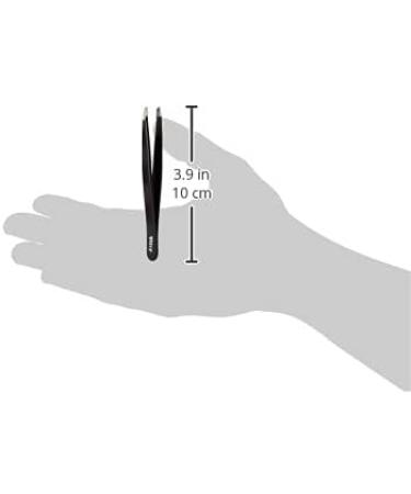 Buy Vitry Coloured Tweezers with Slanted Tips - 1 Piece Black | International Shipping Available - Buy Online on GoSupps.com