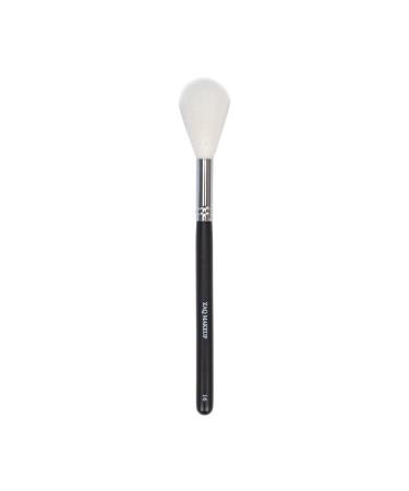 ZAQ Round Highlighter Fan Brush Setting Makeup Brush Blending Helps Lock in Foundation and Concealer Black