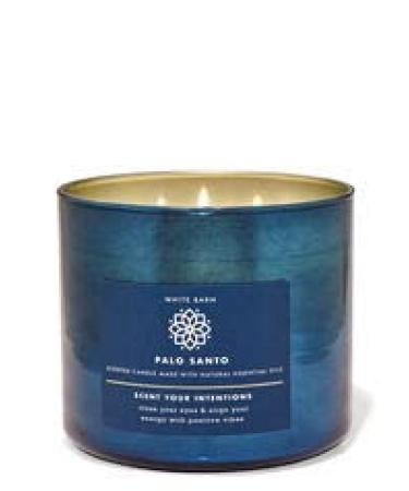 Palo Santo 3 Wick Candle 14.5 oz / 411 g (Made with Natural Essential Oils)