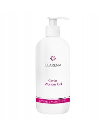 Clarena Caviar shower gel for body and hands 500 ml Caviar Wonder Gel caviar extract glycerin moisturizing gel daily skin care shower gel