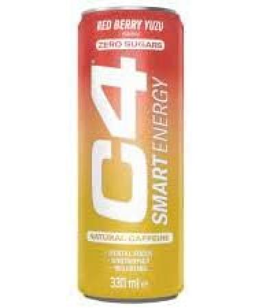 C4 Smart Energy 12 x 330ml (Red Berry Yuzu) - Buy Online on GoSupps.com
