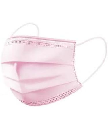 Pink Disposable Face Masks - 3 Ply Protection | 10 Pack | Ideal for Office Restaurant & Outdoor Use - Buy Online on GoSupps.com