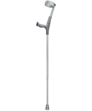Forearm Crutches Adjustable Cane Forearm Crutches Handle with Comfy Grip - High Density Sturdy Aluminum Adjustable Heavy Duty for Standard and Tall Adults Lightweight Arm Crutch Journey