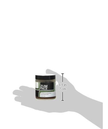 Indigo Wild Zum Face Rosemary-Mint Walnut Sugar Scrub 4 oz | Natural Exfoliating Facial Care - Buy Online on GoSupps.com