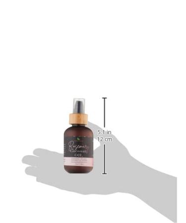 Organic Rosemary Coconut Oil for Hair Growth and Loss - 4oz - Buy Online on GoSupps.com
