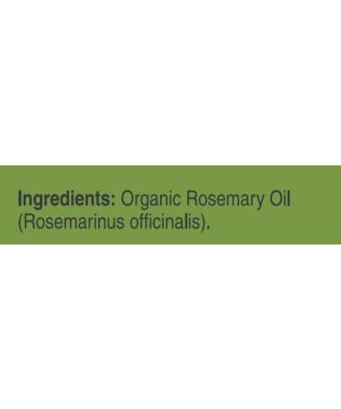 Organic Rosemary Essential Oil 2oz - USDA Certified, Pure, Therapeutic Grade, Non-GMO - Promotes Healthy Hair Growth, Enhances Focus and Memory - Aromatherapy with Dropper - 2 Fl Oz - Buy Online on GoSupps.com