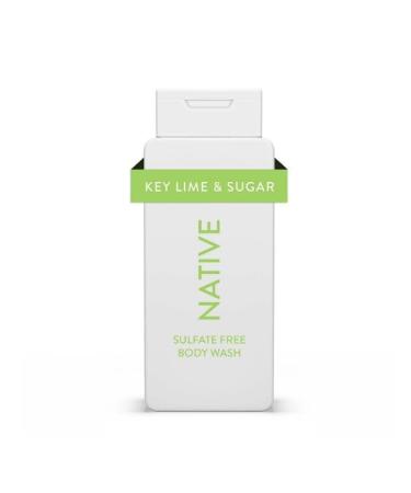 Native Body Wash - Key Lime & Sugar | Sulfate Free & Paraben Free | Unisex 18 oz - Buy Online on GoSupps.com