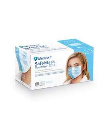 Medicom* Premier Elite Level 3 Mask Made in USA- Blue