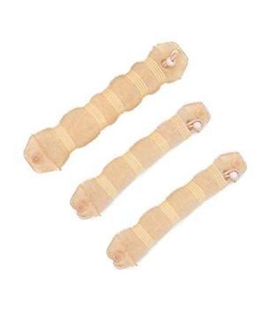 Beige Magic Hair Ring Styler Set - Hot Hair Donut Bun Maker for Women & Girls (1 Tall + 2 Small) - Perfect Curler Accessory - Buy Online on GoSupps.com