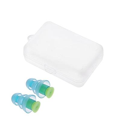 Swimmer Ear Plugs Silicone Ear Plugs Ear Protector Ear Plugs 1 Pair Silicone Earplugs Noise Cancelling Reusable Ear Plugs (Color : 1 Set)