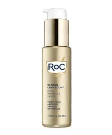 Roc Retinol Correxion Deep Wrinkle Face Serum with Ascorbic Acid - 1 oz | Anti-Aging Skincare for Youthful Glow - Buy Online on GoSupps.com
