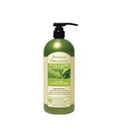 Avalon Organics Hand and Body Lotion Aloe Unscented - 32 fl oz