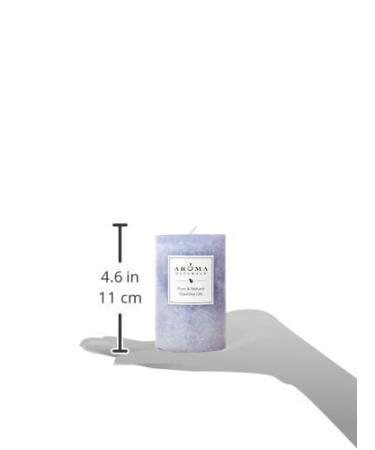 Aroma Naturals Lavender Essential Oil Tranquility Pillar Candle 2.5x4 Inch - 11 Ounce (Pack of 1) - Buy Online on GoSupps.com