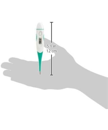 MABIS Digital Thermometer - Fast & Accurate for Babies Children & Adults | Oral Rectal Underarm Use | Flexible Tip 60 Seconds Green - Buy Online on GoSupps.com