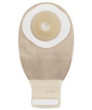 ConvaTec Esteem + Convex One-Piece Drainable Pre-Cut Pouch w/"visiClose Durahesive 12" Panel Transparent 7/8"