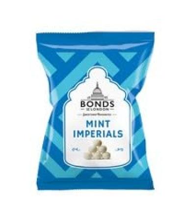 Bonds Mint Imperials Bags | Peppermint Flavoured | Hard Sugar Candy | No Artificial Colour | 130g | (Pack of 6) - Buy Online on GoSupps.com