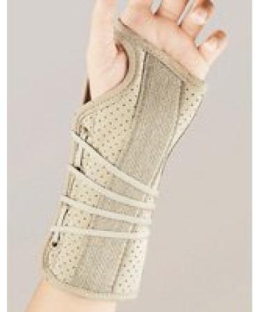 FLA Soft Fit Suede Right Finish Wrist Brace Black X-Large