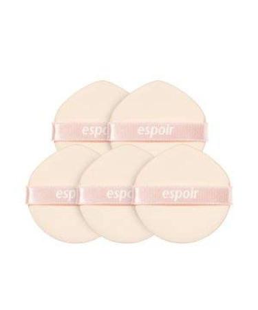 ESPOIR Soft Touch Air Puff 5ea | Flawless Face Makeup Fast and Easily | Makeup Puff for Liquid Foundation  Cream  Powder  Concealer Puff | Foundation Tool Sponge | Korean Makeup pink(soft touch)