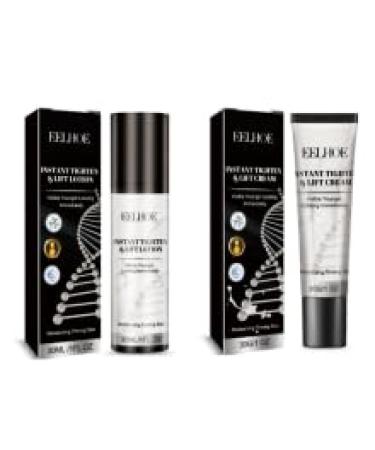 Instant Face Lift Cream Set Anti-Aging Skin Tightening & Lifting Lotion with Hyaluronic Acid Face Cream Visibly Lifting Wrinkles and Sagging Skin for Eyes Face & Neck for All Skin Types