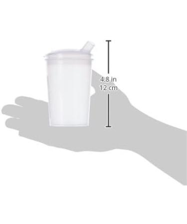 Homecraft Caring Mug - Two Handle Easy Grip Portable Travel Mug 300ml - Spill Resistant with Large Spout Opening for Children, Elderly, and Disabled Users - Non-Retail Packaging - Buy Online on GoSupps.com