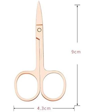 JD Craft Scissors - 1PC Stainless Steel Nail & Eyebrow Trimming Tool | White Makeup Beauty Scissors for Men & Women - Buy Online on GoSupps.com