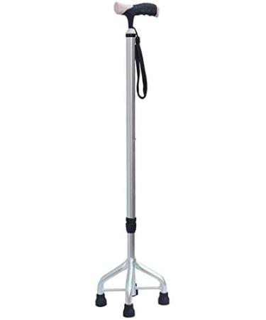 Canes Crutches Four-Legged Old Man's Stick Telescopic Lightweight Walking aid Walking Stick B A