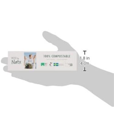 Eco by Naty Ecological Diaper Bags - 100% Compostable (Pack of 2 1 Bag x 50 Pieces) | Sustainable Baby Products - Buy Online on GoSupps.com
