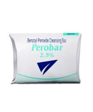 Perobar Soap Benzoyl Peroxide for Acne Pimples Blemish 75 Grams