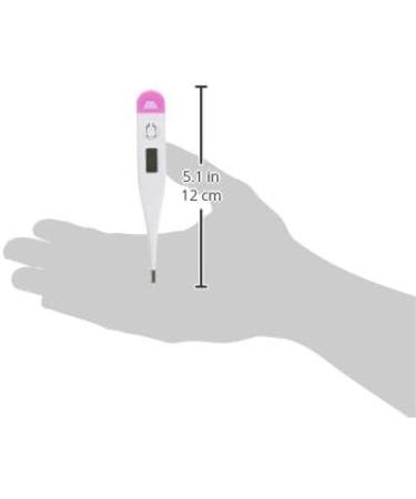 Mabis Digital Thermometer for Babies & Adults - Fast & Accurate (Oral Rectal Underarm) - Pink - Buy Online on GoSupps.com
