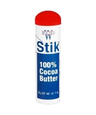 Stik 100% Cocoa Butter 1-Ounce (Pack of 6) - Pure Natural Moisturizer for Skin & Hair - International Shipping Available - Buy Online on GoSupps.com