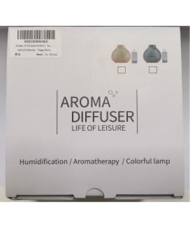 400ml Aroma Diffuser Set with 6 Essential Oils - Ultrasonic Humidifier with Remote Control 14-Color LED Timer & Auto-Off | Ideal for Aromatherapy & Relaxation - Buy Online on GoSupps.com