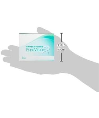 Bausch + Lomb PureVision 2 Monthly Lenses - Thin Soft Spherical Contacts BC 8.6mm Dia 14mm -4.25 Diopters (3 Pack) | International Shipping Available - Buy Online on GoSupps.com