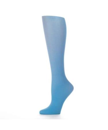 Red Moby Celeste-Stein-CMPSQ-PERW-Solid Womens 8-15 mmHg Compression Sock - Queen - Periwinkle Solid