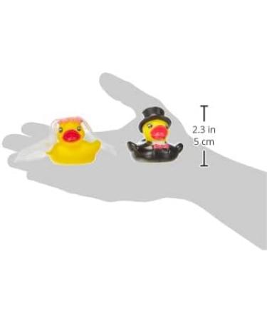 Duck Wedding Couple Figurines - Charming Squeaking Ducks for Your Special Day | International Shipping Available - Buy Online on GoSupps.com