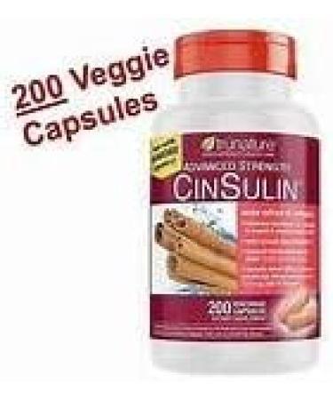 trunature Advanced Strength CinSulin 500 mg 200 vegetarische capsules - Buy Online on GoSupps.com