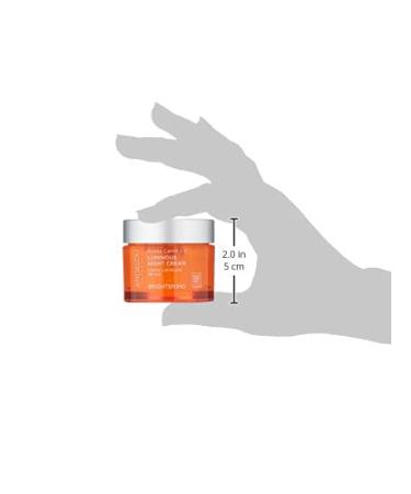 Andalou Naturals Purple Carrot + C Luminous Night Cream 1.7 oz - Brightening Skin Treatment - Buy Online on GoSupps.com