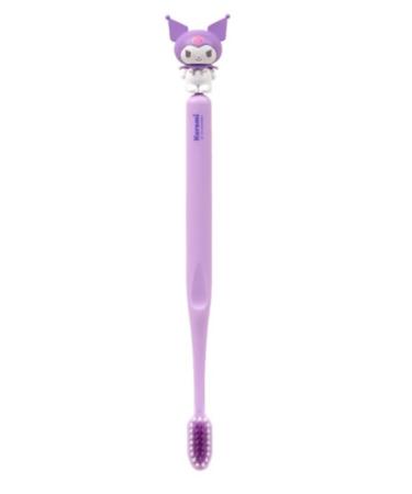 1 Count Cute Figure Toothbrush (Purple)