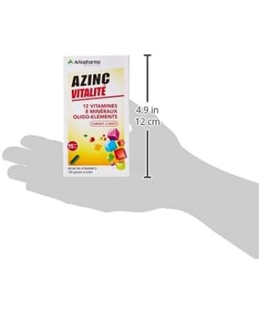 Azinc Vitality Reduces Overwork Fatigue Supports Intellectual Performance Ages 15 and Above 120 Capsules (Packaging May Vary) - Buy Online on GoSupps.com