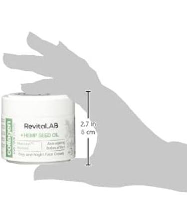 RevitaLAB - Moisturizing and anti-aging collagen day and night cream enriched with hyaluronic acid Matrixyl 3000 and UVA/UVB filter for people aged 60 to 75 50 ml (pack) - Buy Online on GoSupps.com