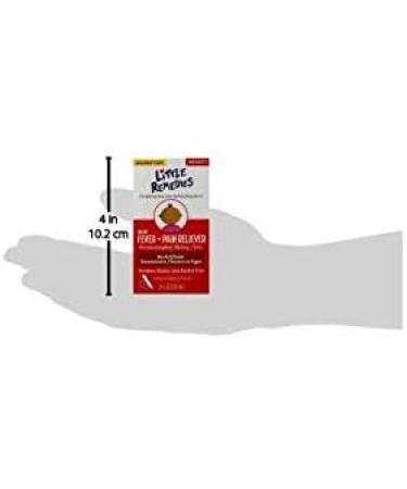 Little Remedies Infant Fever & Pain Reliever 2 Fl Oz (Pack of 2) | Natural Berry Flavor - Buy Online on GoSupps.com