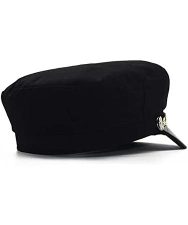Willheoy Black Newsboy Hat for Women and Men - Beret Cap - Fiddler Cap - Cabbie Paperboy Sailor Hat | Size 7-7 1/4 - Buy Online on GoSupps.com