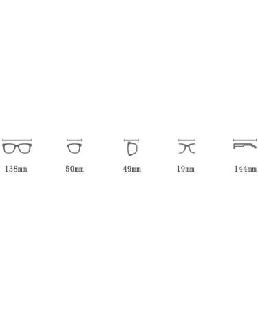 VENOAL UV Protection Square Computer Reading Glasses - Blue Light-Blocking +250 Tea Frame - Buy Online on GoSupps.com