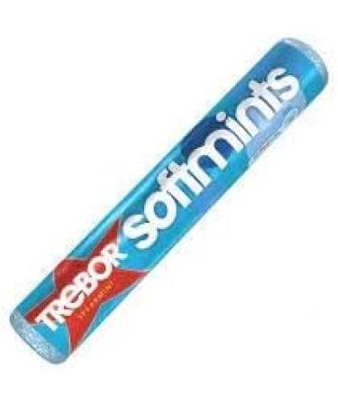 Trebor Softmints Spearmint Mints 14 Rolls x 44g Bundle with Silver Refillable Window Lid Tin - Gluten Free and Vegan - Buy Online on GoSupps.com