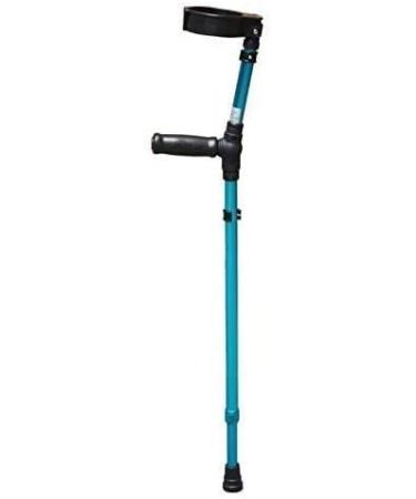 Forearm Crutches Adjustable Forearm Crutches - Lightweight Cuff Crutch - Adjustable Comfortable on The Wrist Replaceable Rubber Tips Gray Lightweight Arm Crutch Journey
