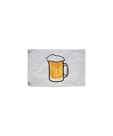 Jolly Roger Flag Nylon 12" X 18" Novelty Taylor Boat Gray