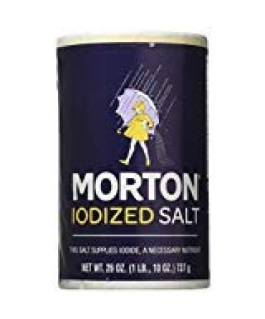 Morton Iodized Salt, 26 oz (4 Pack)