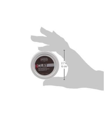L'oreal Men's 5 Clay Strong Hold Matt Clay 1.7oz - Long-lasting Styling Solution - Buy Online on GoSupps.com