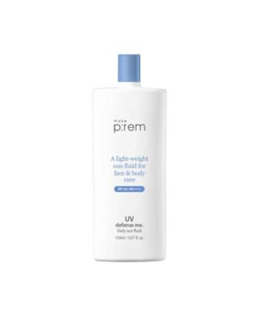 MAKE P:REM UV Defense Me Daily Sun Fluid SPF 50+ PA++++ 150ml (Renewal)
