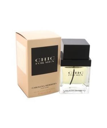 Chic By Carolina Herrera For Men. Eau De Toilette Spray 2 Ounces (Pack of 3)