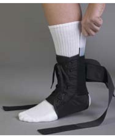 ASO Ankle Stabilizing Orthosis W/inserts (Black X-Large)